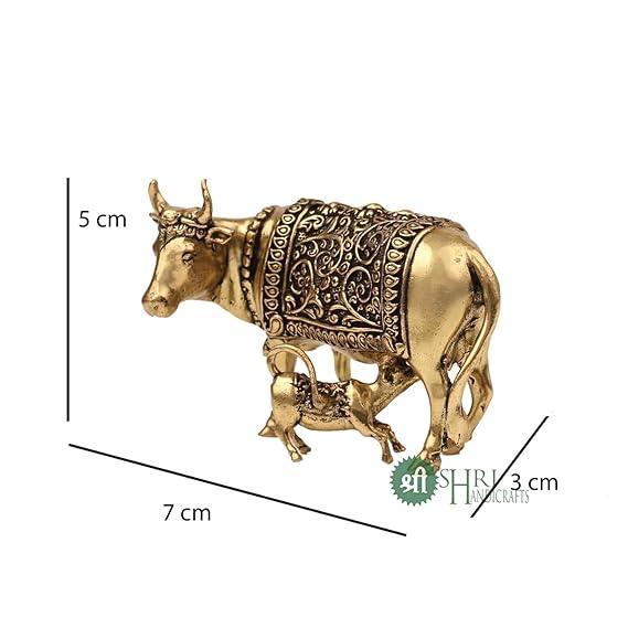 Brass Cow & Calf Idol - Image 3